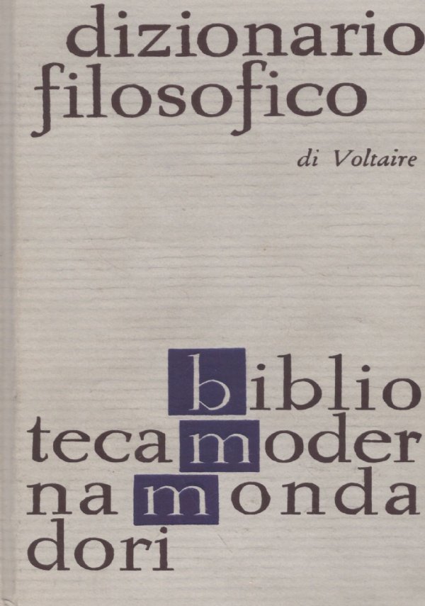 DIZIONARIO FILOSOFICO