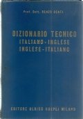 DIZIONARIO TECNICO ITALIANO-INGLESE INGLESE-ITALIANO