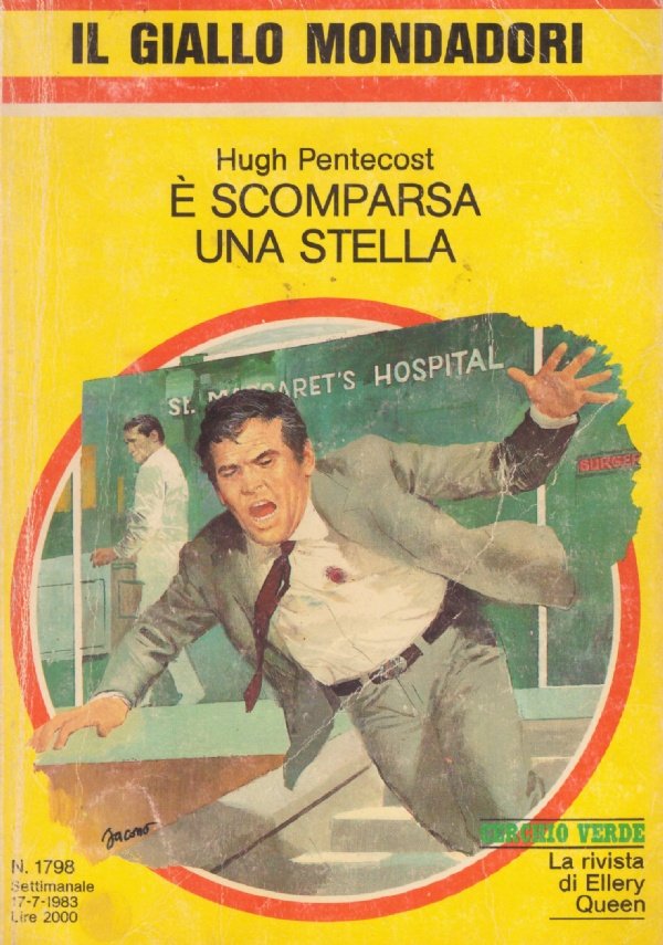 E’ SCOMPARSA UNA STELLA (Il giallo Mondadori n. 1798)