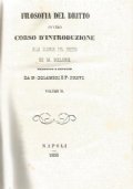 FILOSOFIA DEL DRITTO ovvero Corso d’introduzione alla Scienza del Diritto …