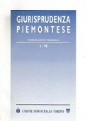 GIURISPRUDENZA PIEMONTESE (pubblicazione periodica 3 - 98)