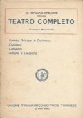GUGLIELMO SHAKESPEARE. TEATRO COMPLETO vol. Secondo: AMLETO, PRINCIPE DI DANIMARCA …