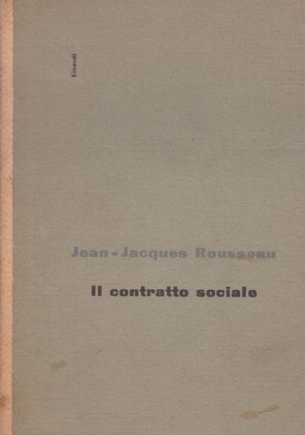 IL CONTRATTO SOCIALE