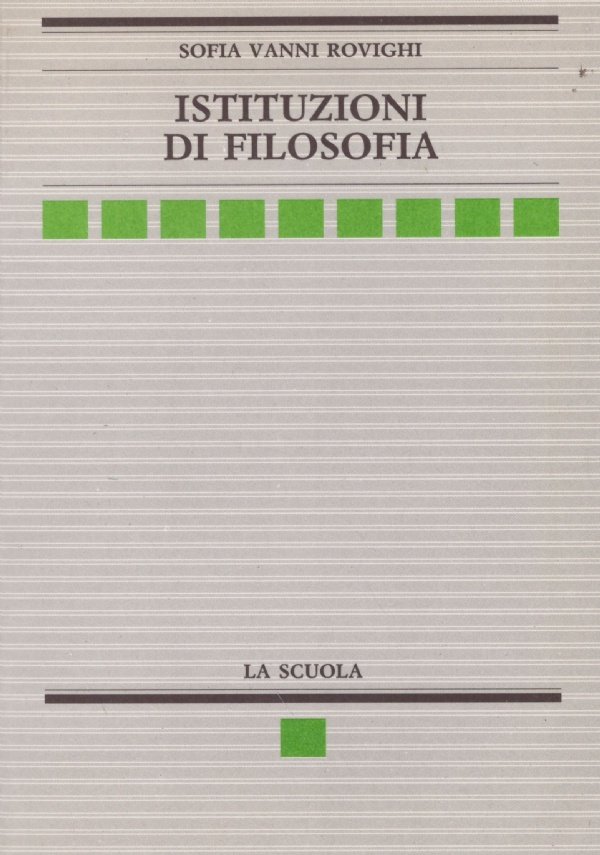 ISTITUZIONI DI FILOSOFIA