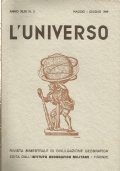 L’UNIVERSO (Rivista bimestrale di divulgazione geografica Anno XLIX n. 3)