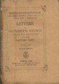 LETTERE DI GIUSEPPE GIUSTI scelte per giovinetti a cura di …