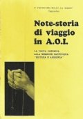 NOTE-STORIA DI VIAGGIO IN A. O. I. La visita canonica alla missione ’Eritrea e Abissinia’
