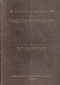 PAGES CHOISIES DES GRANDS ECRIVAINS