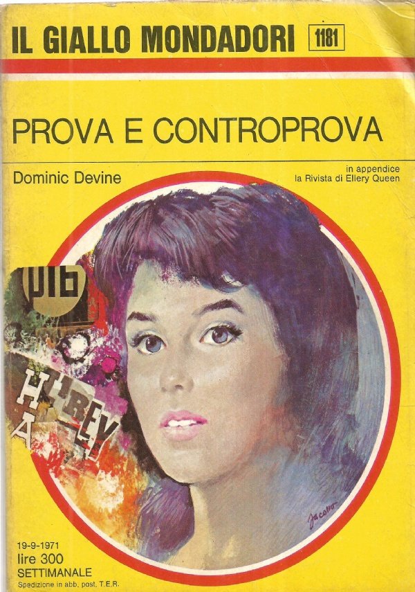 PROVA E CONTROPROVA (Il Giallo Mondadori 1181)