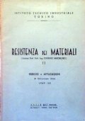 RESISTENZA DEI MATERIALI - esercizi e applicazioni