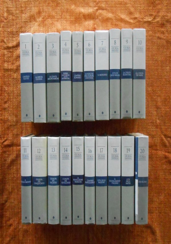 STORIA UNIVERSALE in 20 VOLUMI (completa)