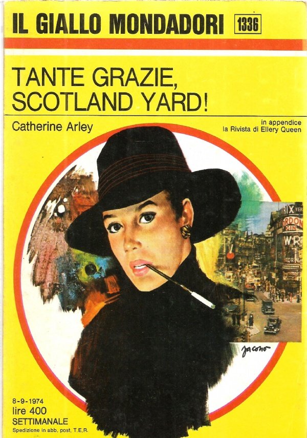 TANTE GRAZIE SCOTLAND YARD (Il Giallo Mondadori 1336)