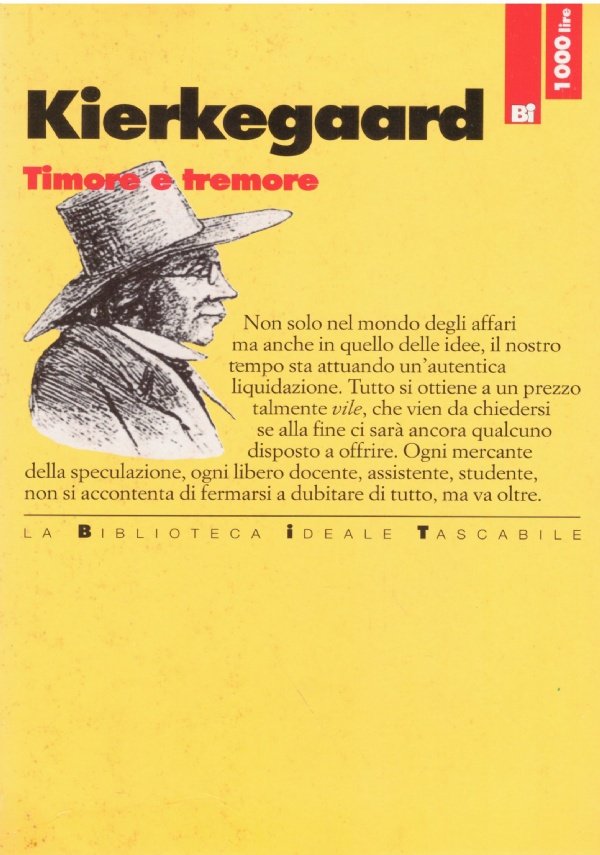 TIMORE E TREMORE. Lirica dialettica di Johannes de Silentio