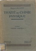 TRAITE’ DE CHIMIE PHYSIQUE Tome 1: THEORIE CINETIQUE