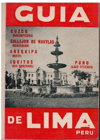 1958-1959 Guia De Lima Peru