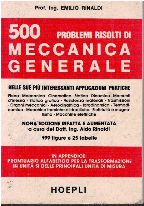 500 problemi risolti di meccanica generale