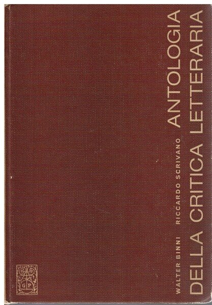 Antologia della critica letteraria.