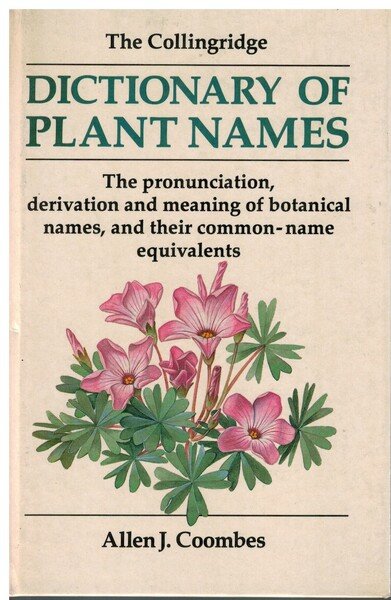 Dictionary of plant names