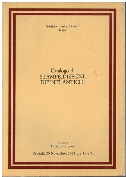 Catalogo di stampe disegni dipinti antichi