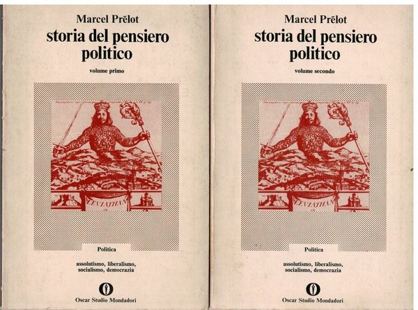 Storia del pensiero politico 2 volumi