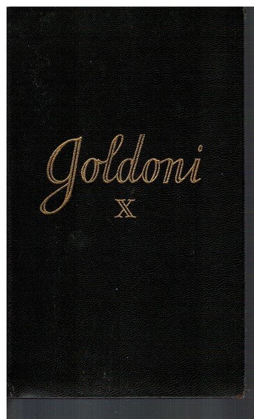 Tutte le opere di Goldoni volume X | Immagine principale