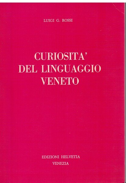 Curiosità del linguaggio veneto