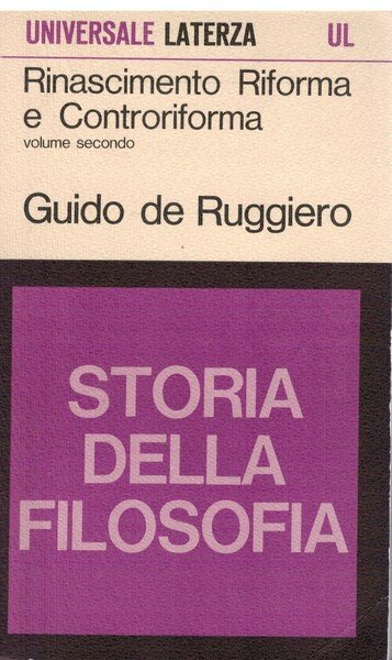 Rinascimento Riforma e Controriforma Volume secondo