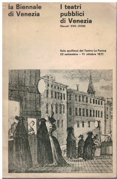 I teatri pubblici di Venezia (Secoli XVII-XVIII) | Immagine principale