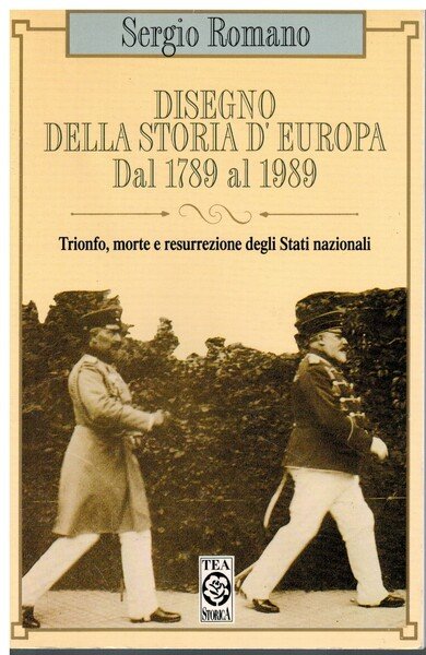 Disegno della storia d'Europa dal 1789 al 1989