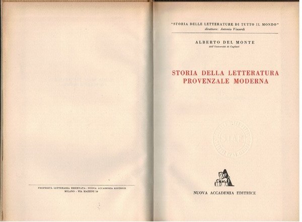 Storia della letteratura provenzale moderna