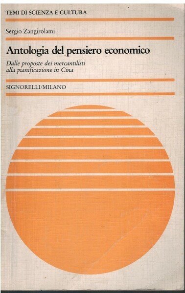 Antologia del pensiero economico