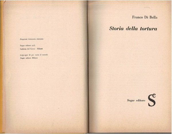 Storia della torutura