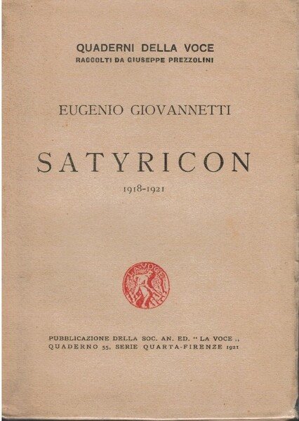 Satyricon 1918-1921