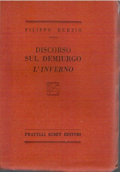 Discorso sul demiurgo l'inverno