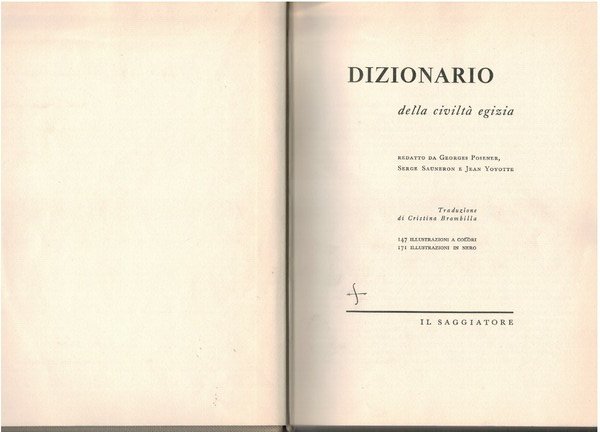 Dizionario della civiltà egizia