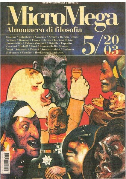 Micromega Almanacco di filosofia 5/2003 | Immagine principale