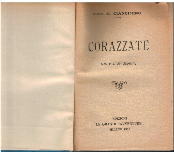 Corazzate (Dal 1° al 25° Migliaio ) unito con I …