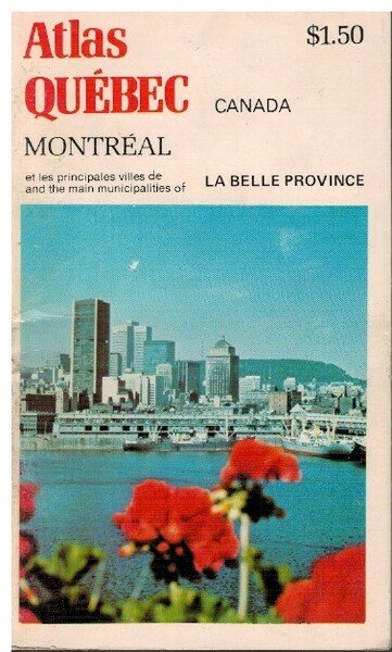 Atlas Quebec Montreal et les principales villes de La belle …