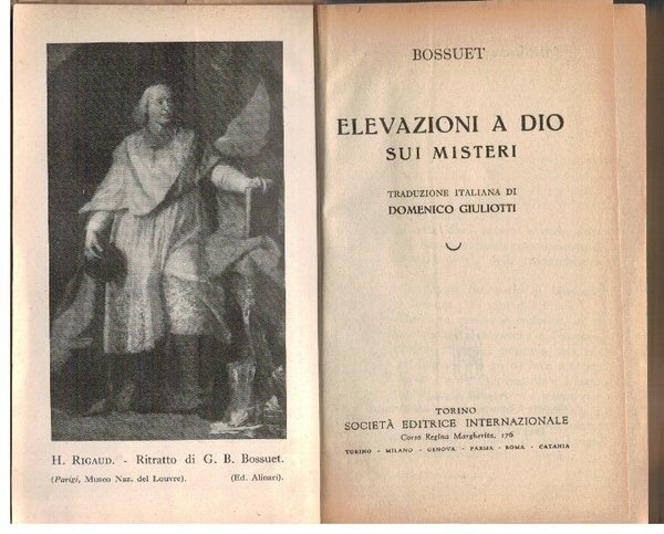 Elevazioni a Dio sui misteri