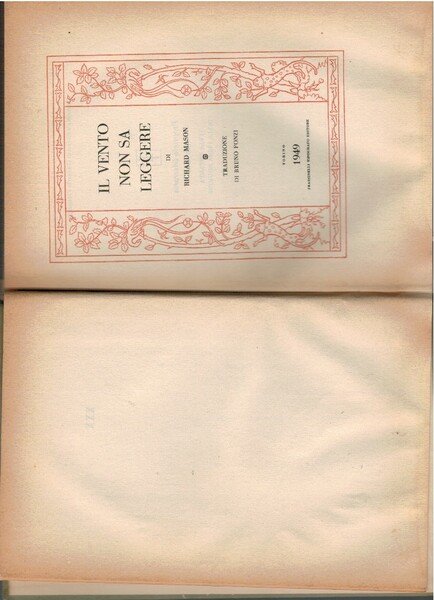 Il vento non sa leggere