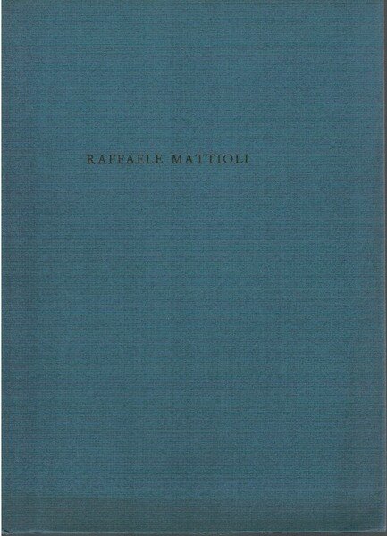 Commemorazione di Raffaele Mattioli