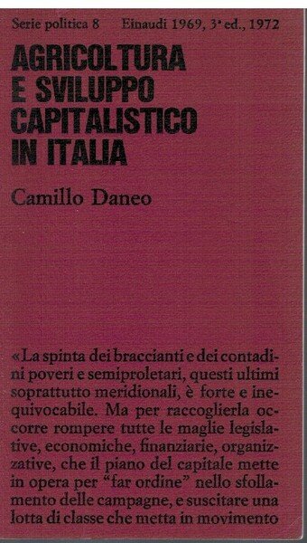 Agricoltura e sviluppo capitalistico in Italia