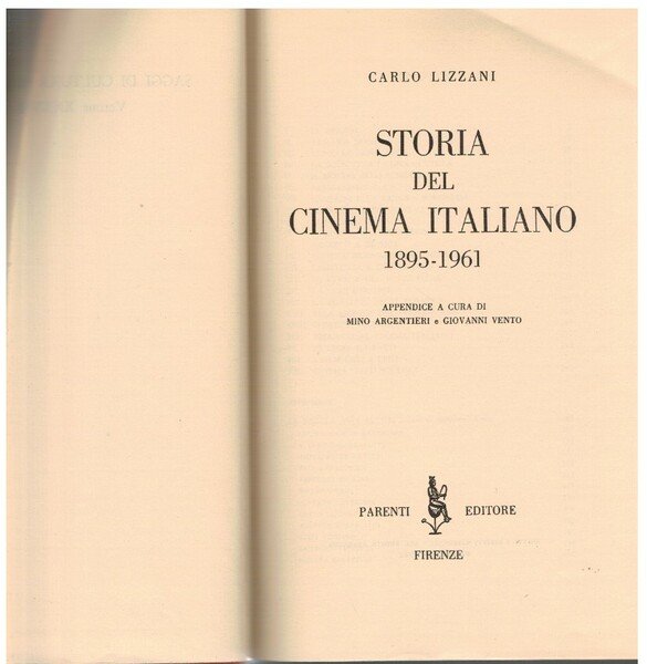 Storia del cinema italiano 1895-1961 vol. XXXVIII