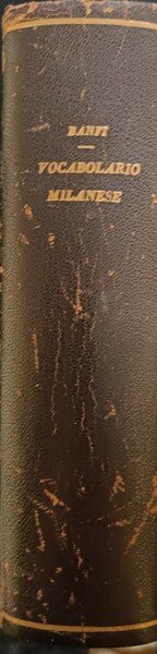 Vocabolario Milanese Italiano