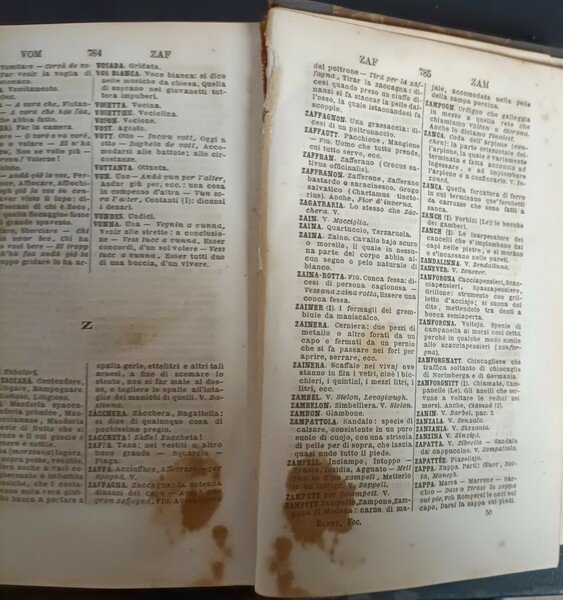 Vocabolario Milanese Italiano