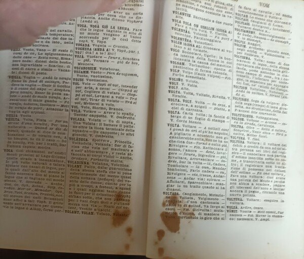 Vocabolario Milanese Italiano