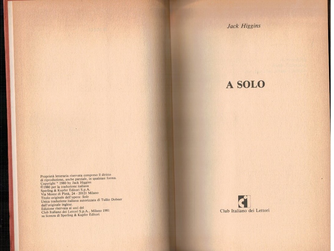 A solo