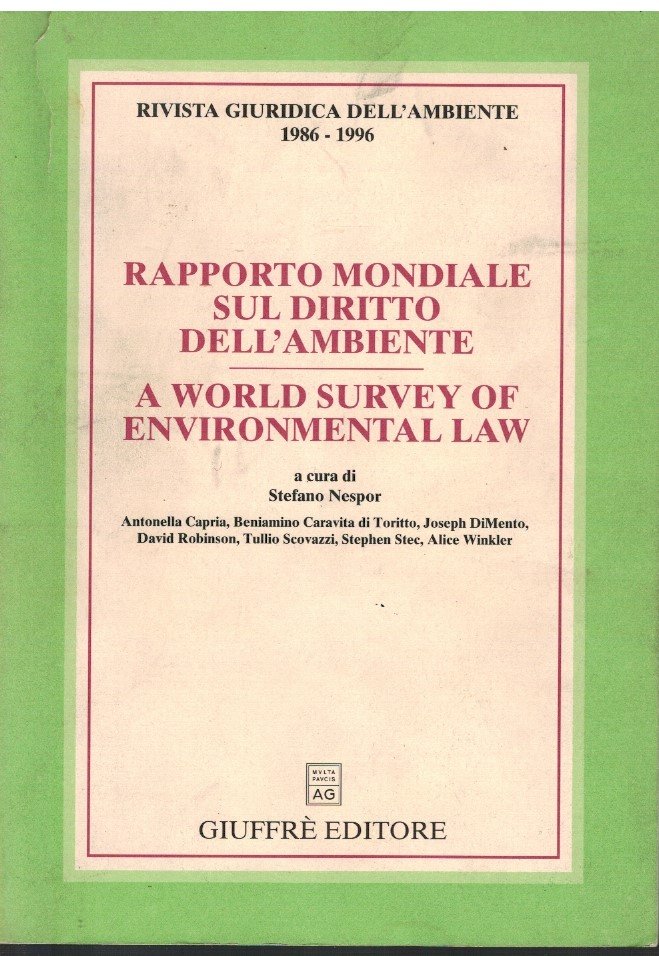 A world survey of environmental law