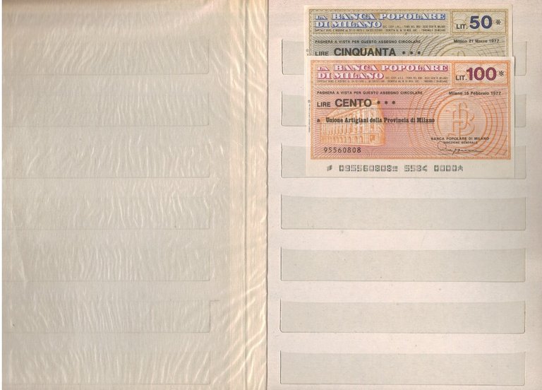 Album di miniassegni anni 70 | Immagine Gallery 2