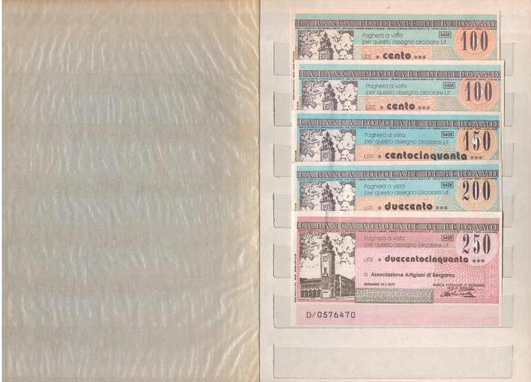 Album di miniassegni anni 70 | Immagine Gallery 3